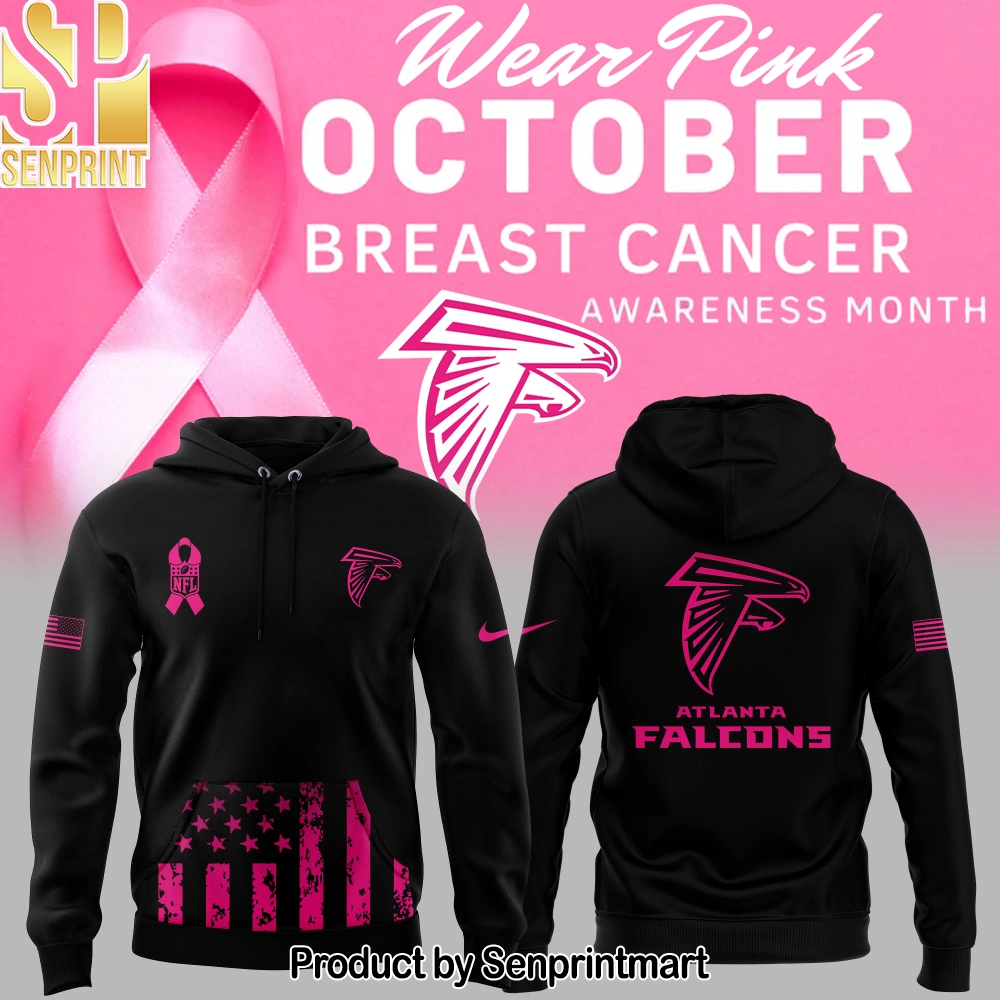 Atlanta Falcons Breast Cancer Awareness Hoodie 2025 – Sports Fan Outfit 2184