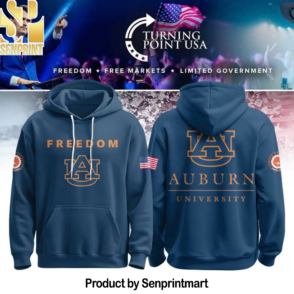 Auburn University Campus Freedom Hoodie – Sports Fan Outfit 1458
