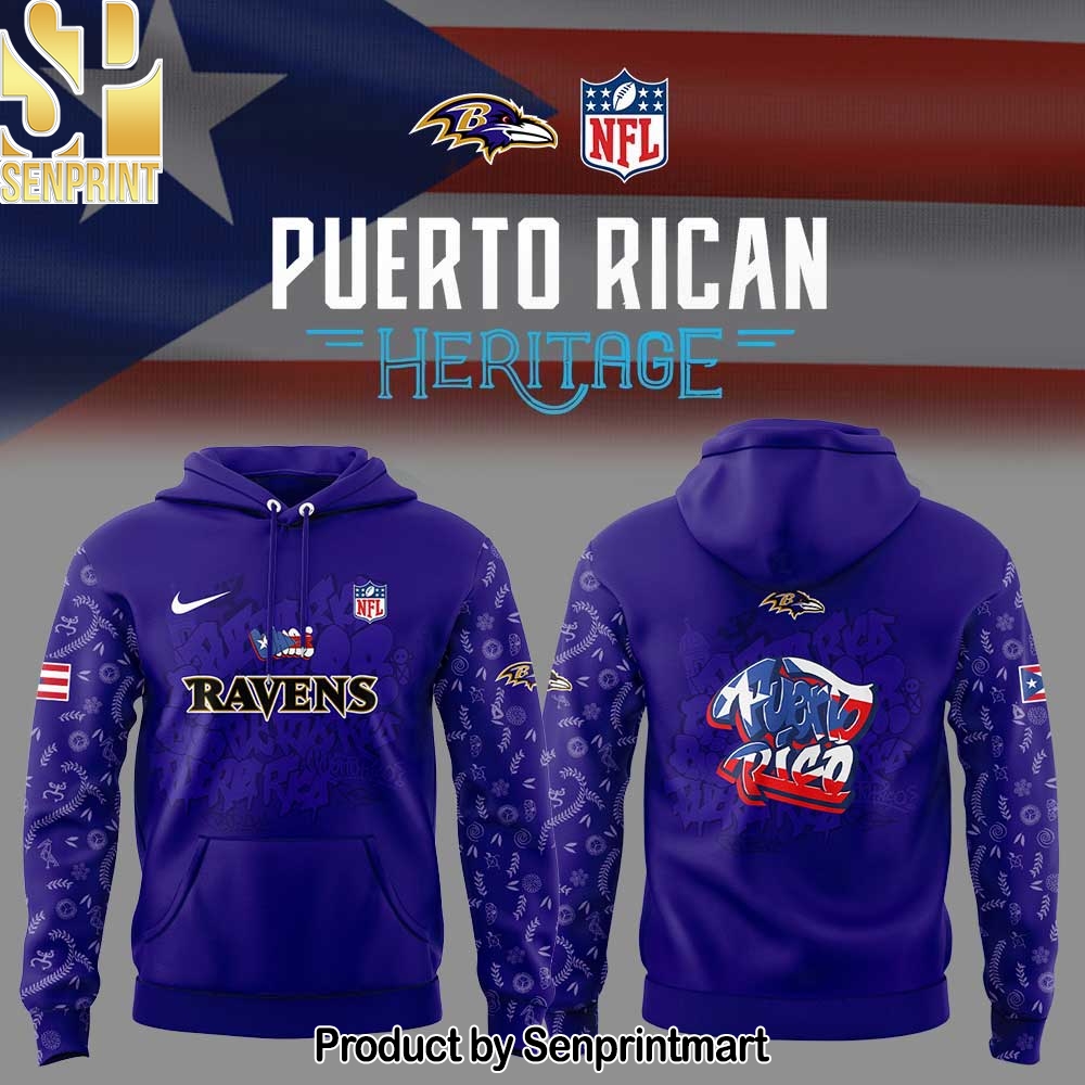 B.Ravens Puerto Rican Heritage Unisex Shirt – Sports Fan Outfit 1548