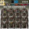 Big Ten Conference Teams 2025 Military Appreciation Hoodie – Camo – Sports Fan Outfit 3710