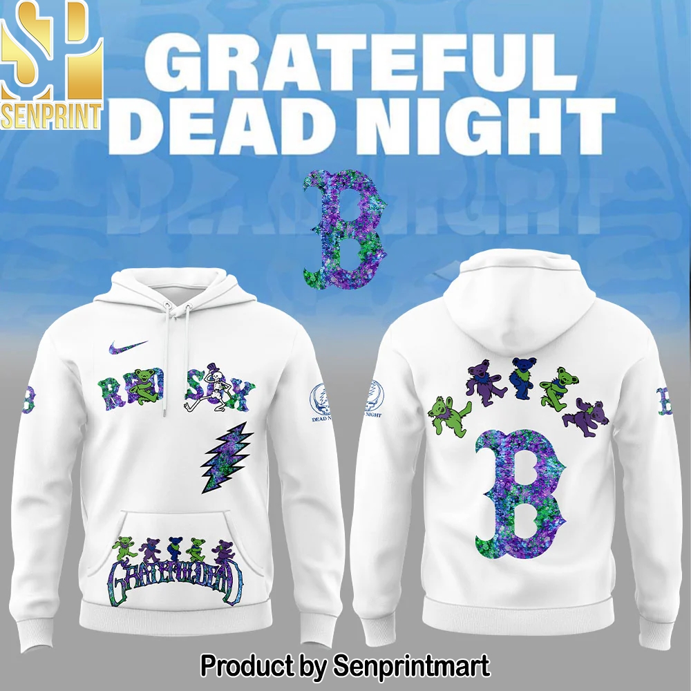 Boston Red Sox Grateful Dead Night Hoodie – Sports Fan Outfit 1995