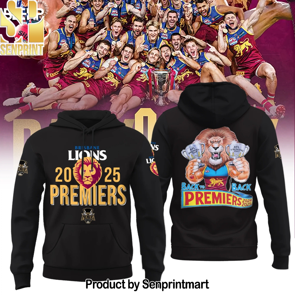 Brisbane Lions 2025 Premiers Hoodie – Sports Fan Outfit 2448