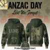 Brisbane Lions AFL x Anzac Day Hoodie – Sports Fan Outfit 3531