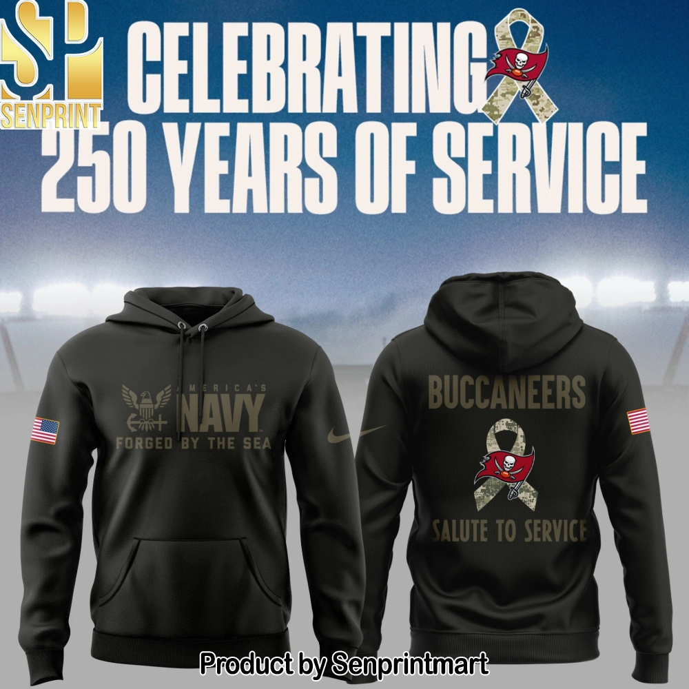 Buccaneers Celebrating 250 Years Of Service Hoodie – Sports Fan Outfit 1911