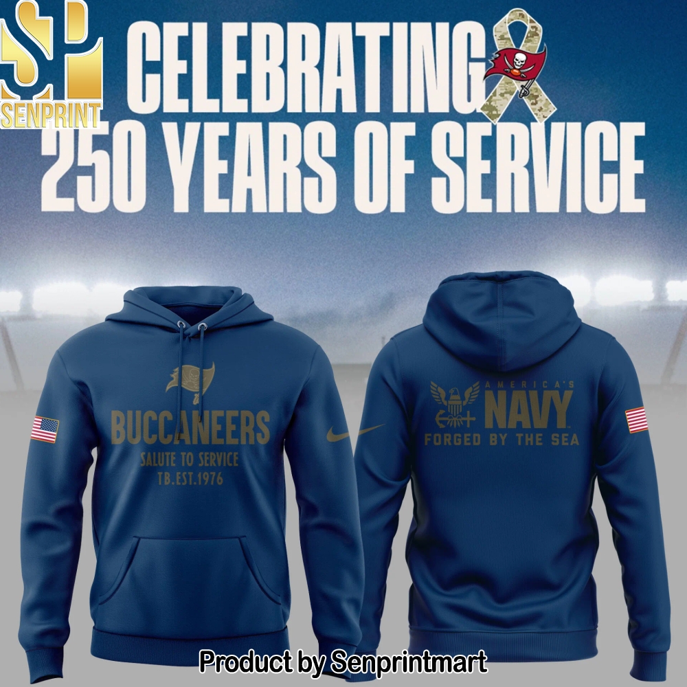 Buccaneers Celebrating 250 Years Of Service Hoodie – Sports Fan Outfit 2125