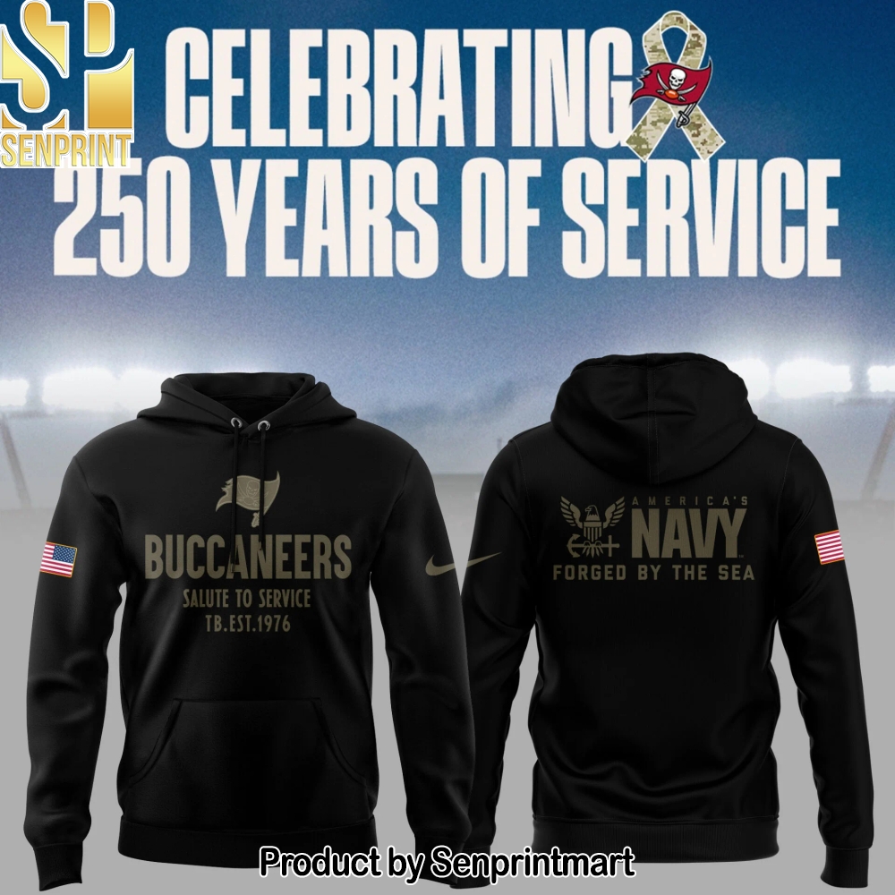 Buccaneers Celebrating 250 Years Of Service Hoodie – Sports Fan Outfit 2126