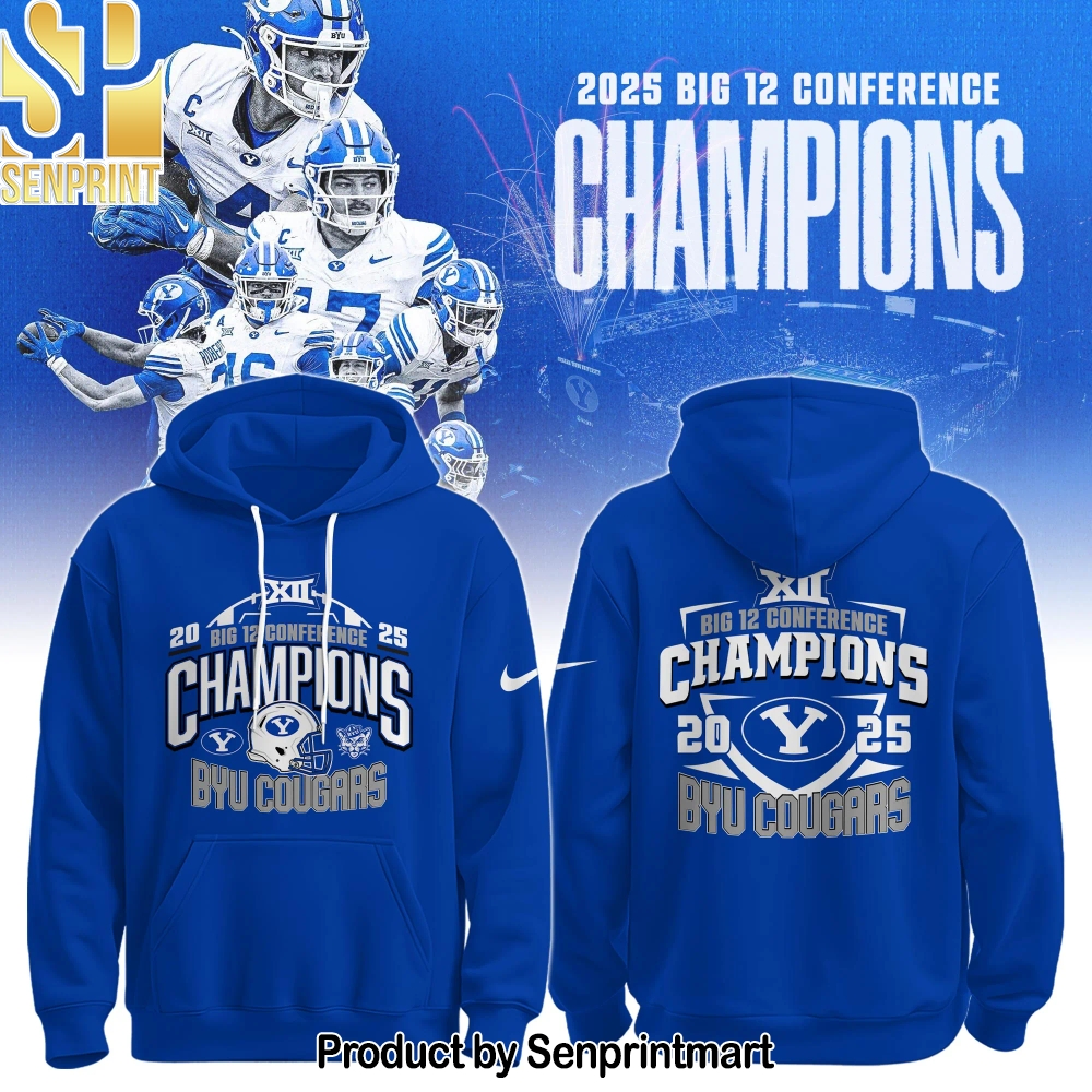 BYU Cougars Football 2025 Big 12 Conference Champs Unisex Shirt – Sports Fan Outfit 3263