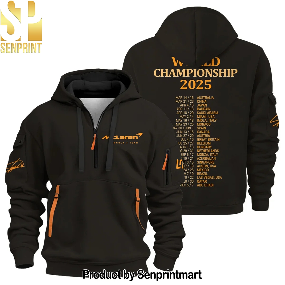 Champion From  4 to  1 Lando Norris McLaren F1 Team Hoodie 3D Casual Shirt – Sports Fan Outfit 4180