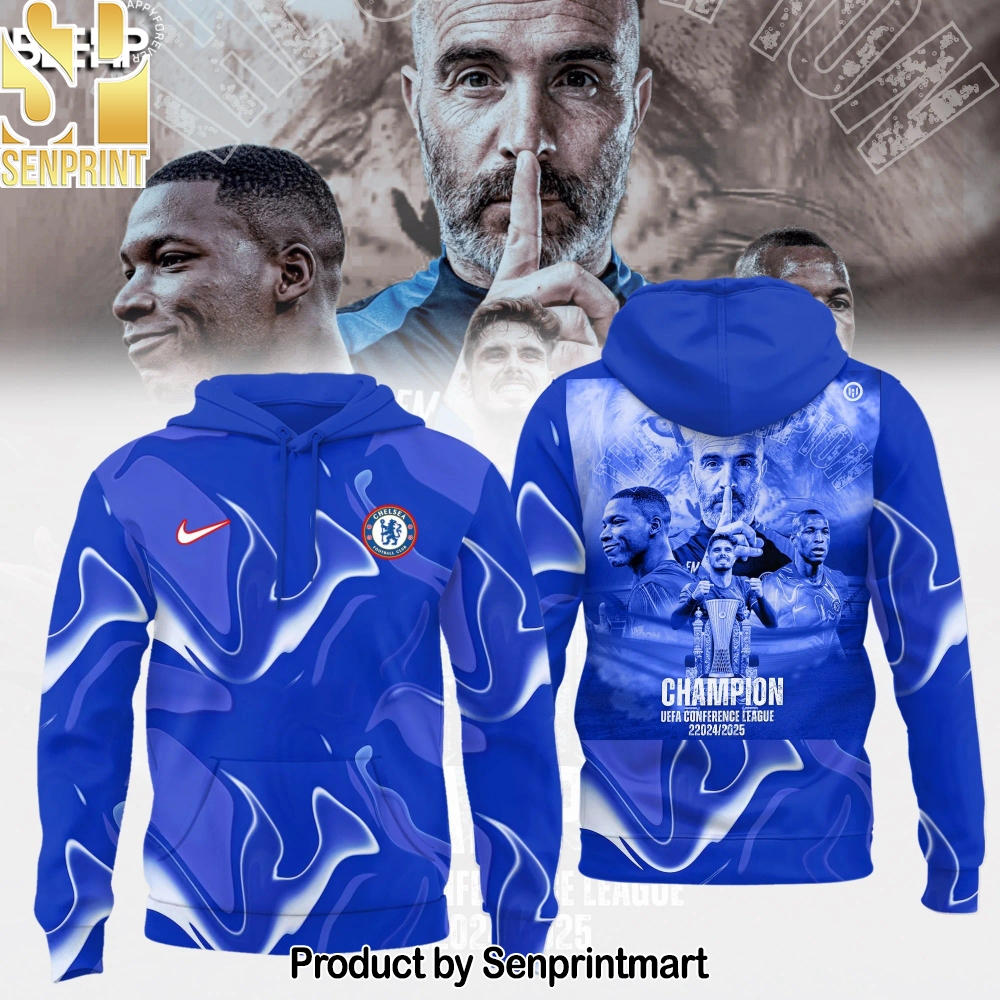 Chelsea FC UEFA Europa Conference Champions Hoodie – Sports Fan Outfit 1863