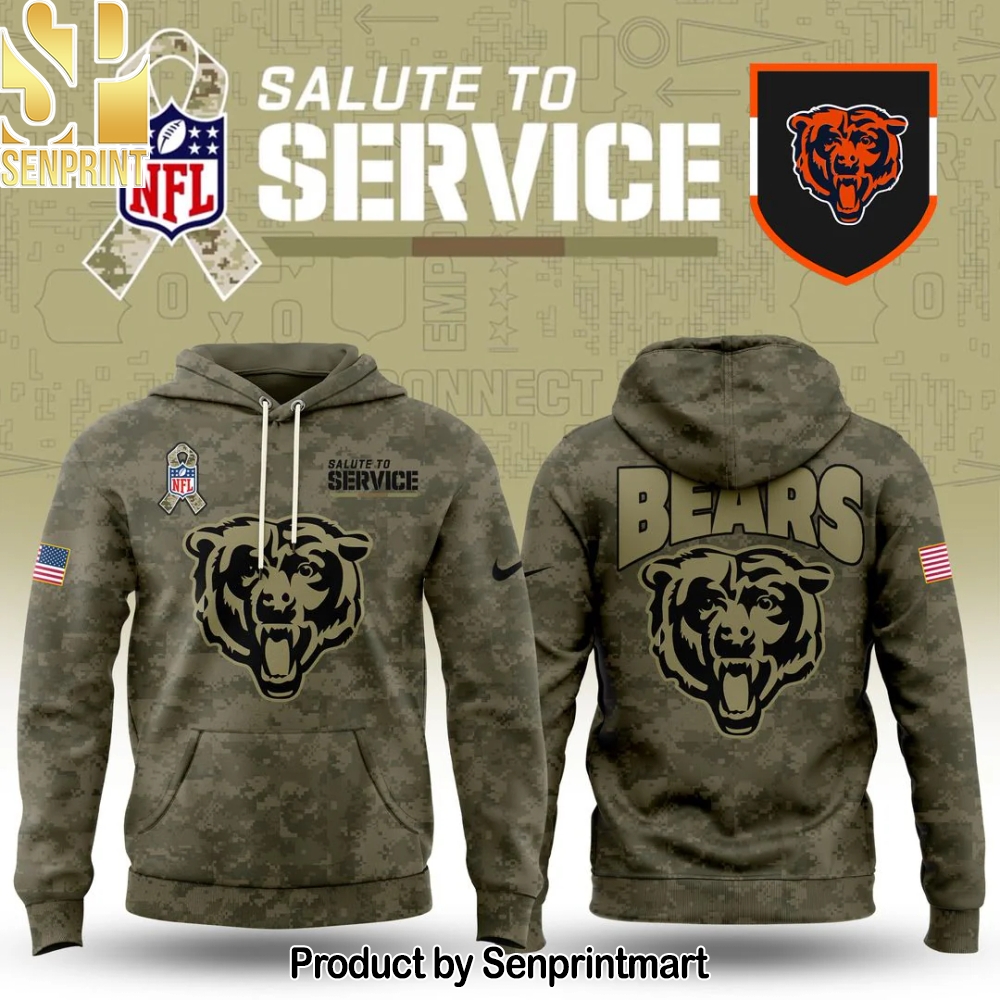 Chicago Bears Salute To Service Hoodie – Sports Fan Outfit 1385