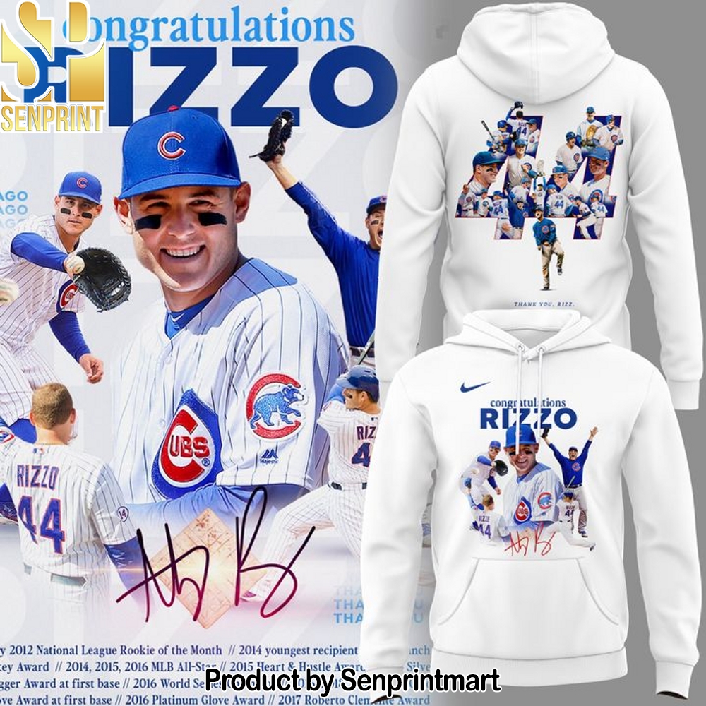 Chicago Cubs Legend Anthony Rizzo – Always And Forever Hoodie – Sports Fan Outfit 2977