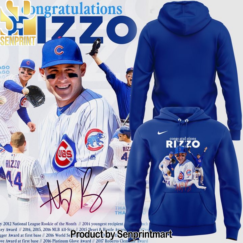 Chicago Cubs Legend Anthony Rizzo – Always And Forever Hoodie – Sports Fan Outfit 3003