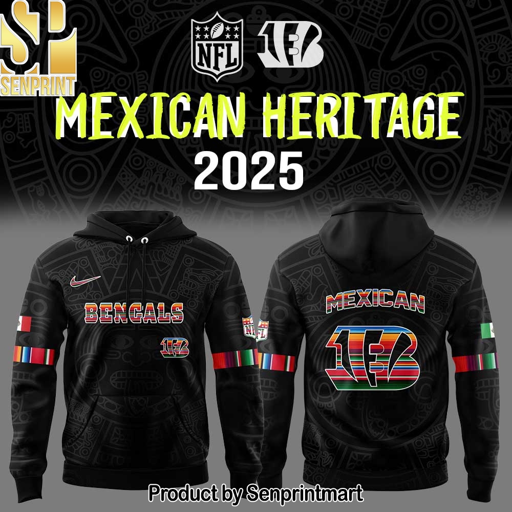 Cincinnati Bengals Mexican Heritage Unisex Shirt – Sports Fan Outfit 1459