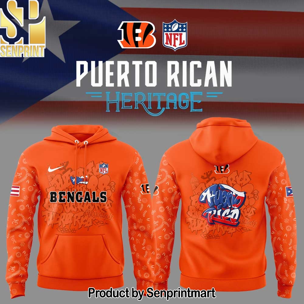 Cincinnati Bengals Puerto Rican Heritage Unisex Shirt – Sports Fan Outfit 2264
