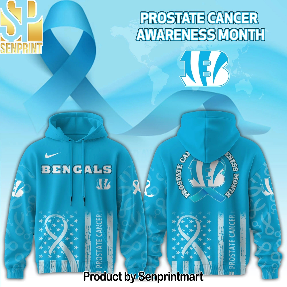 Cincinnati Bengals x Prostate Cancer Awareness Hoodie Edition – Sports Fan Outfit 2400