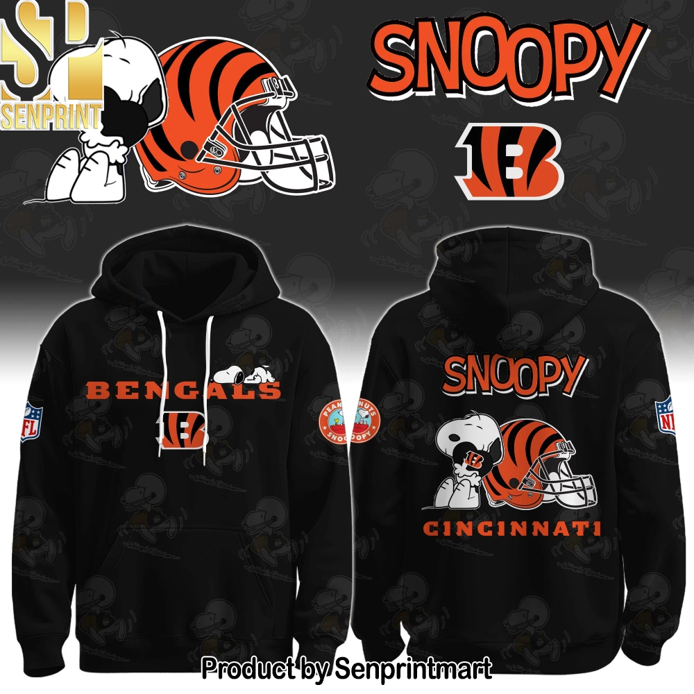 Cincinnati Bengals x Snoopy Hoodie Unisex Shirt – Sports Fan Outfit 1354
