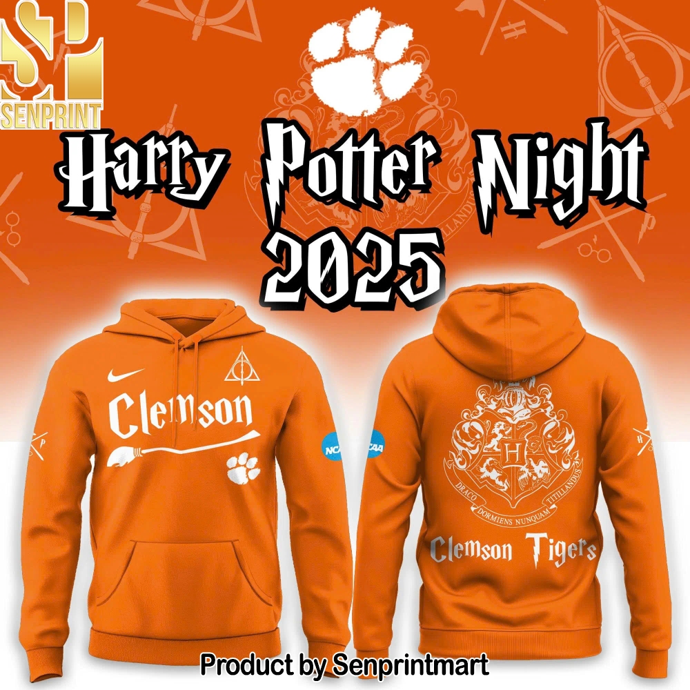 Clemson Football x Harry Potter 2025 Hoodie – Sports Fan Outfit 1786