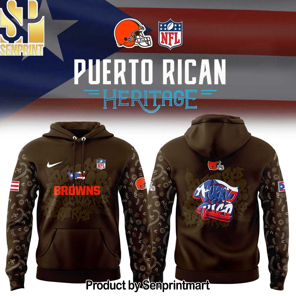 Cleveland Browns Puerto Rican Heritage Unisex Shirt – Sports Fan Outfit 1841