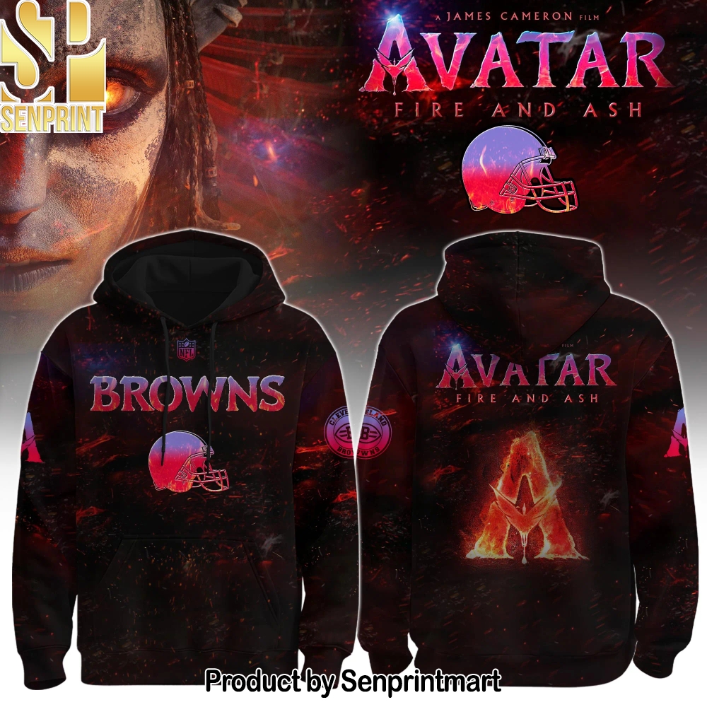 Cleveland Browns x Avatar 3 _Fire and Ash_ Unisex 3D Shirt – Sports Fan Outfit 4231