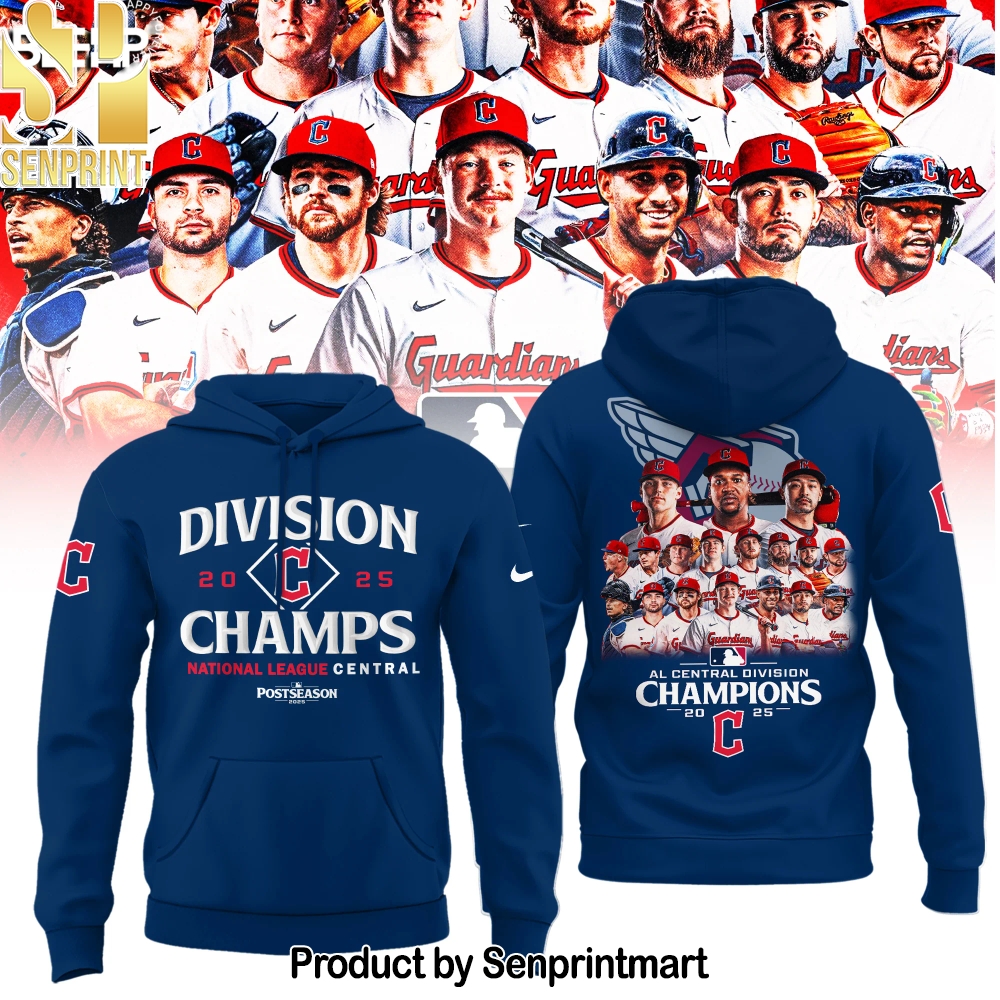 Cleveland Guardians Fanatics AL Central Division Champions Locker Room Unisex Shirt – Sports Fan Outfit 3959