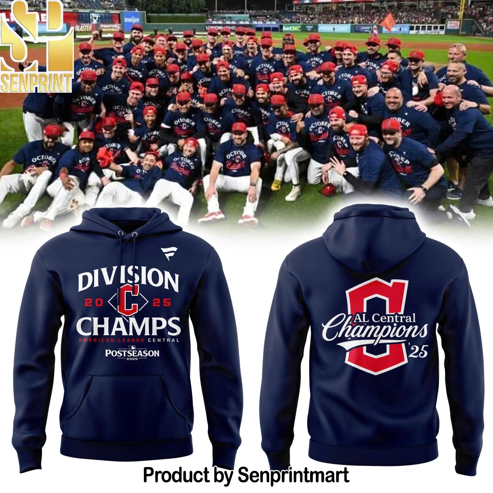 Cleveland Guardians Fanatics AL Central Division Champions Locker Room Unisex Shirt – Sports Fan Outfit 3960