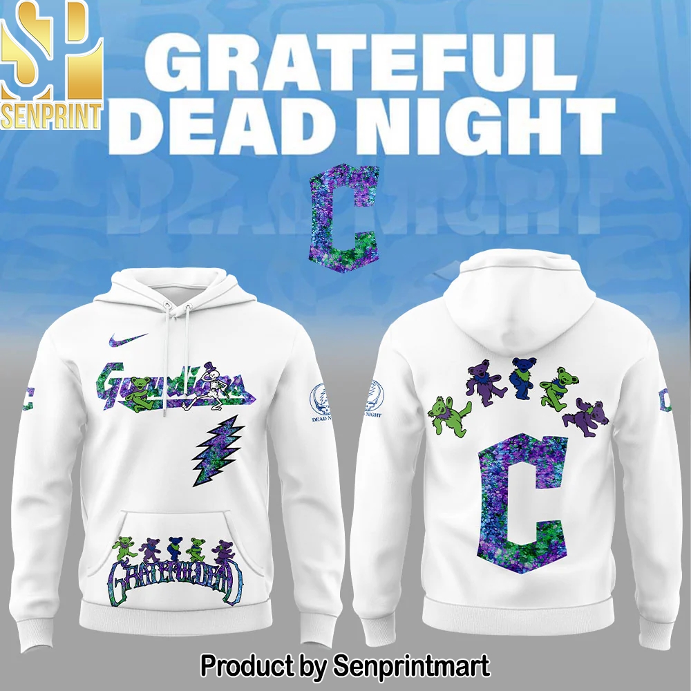 Cleveland Guardians Grateful Dead Night Hoodie – Sports Fan Outfit 1849