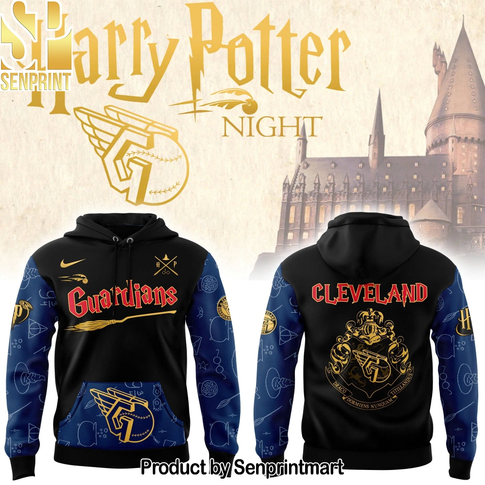Cleveland Guardians x Harry Potter Hoodie – Sports Fan Outfit 1391