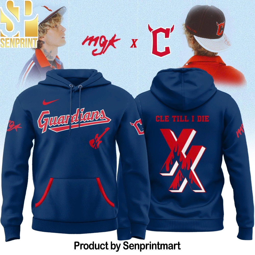 Cleveland Guardians x Mgk 2025 Gift Ideas Shirt Navy – Sports Fan Outfit 2235
