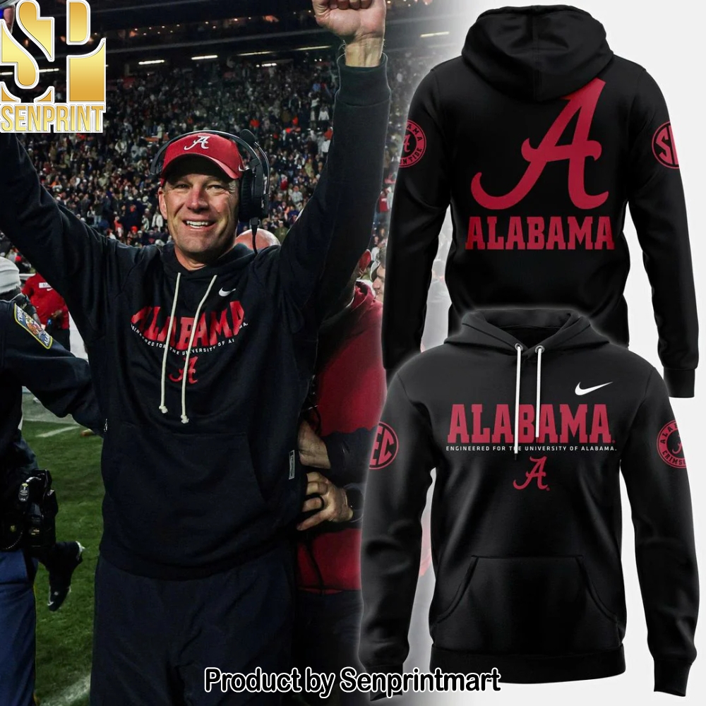 Coach Kalen DeBoer Alabama Sideline Pullover Hoodie – Sports Fan Outfit 1248