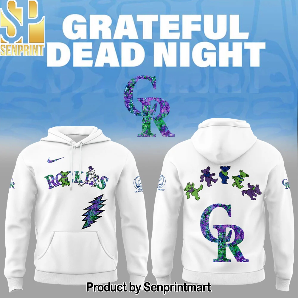 Colorado Rockies Grateful Dead Night Hoodie – Sports Fan Outfit 1847