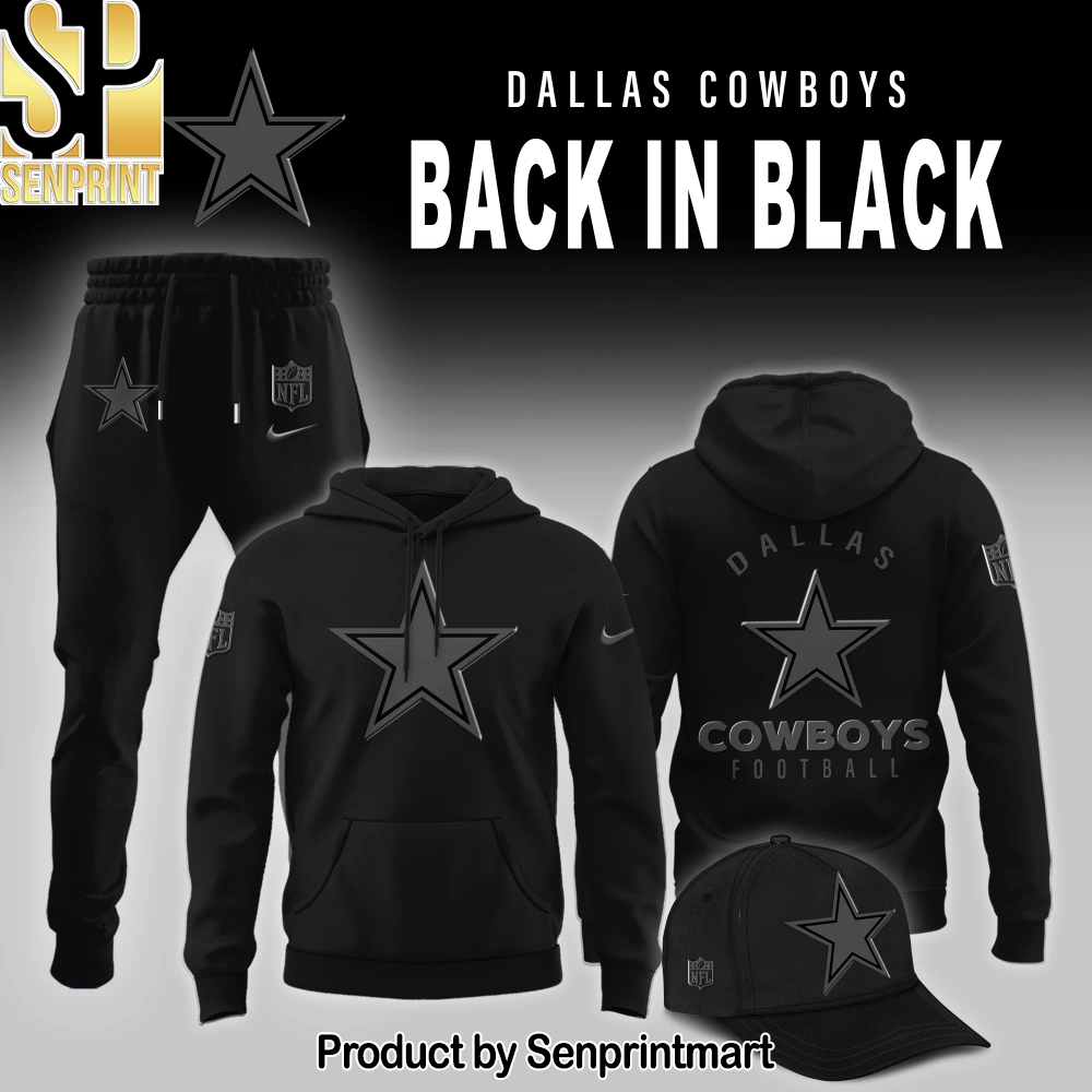 Dallas Cowboys 2025 Back In Black Unisex Shirt – Sports Fan Outfit 1247