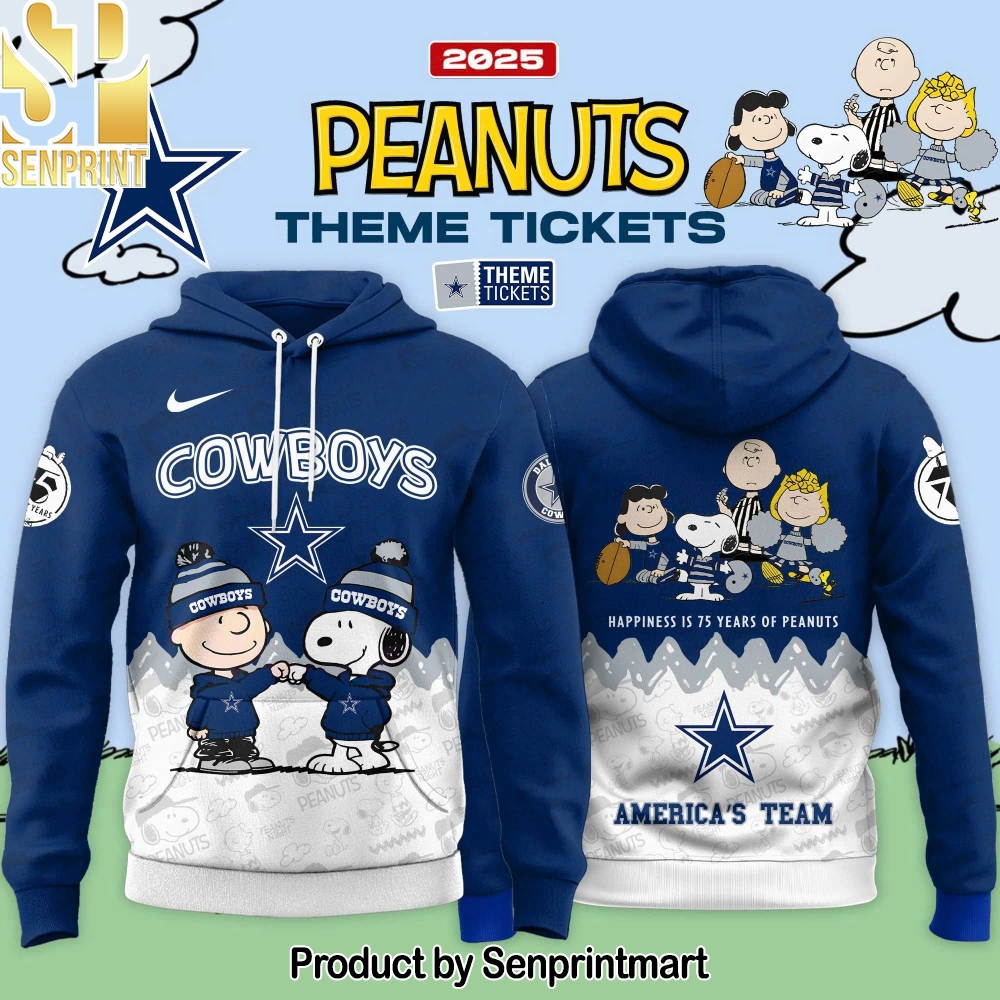 Dallas Cowboys x Peanuts Limited Editions 2025 Hoodie – Sports Fan Outfit 2660
