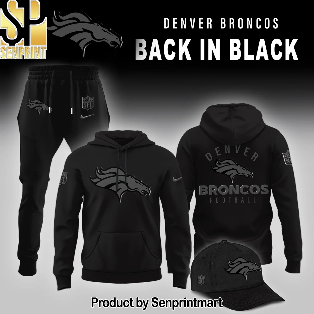 Denver Broncos 2025 Back In Black Unisex Shirt – Sports Fan Outfit 1231