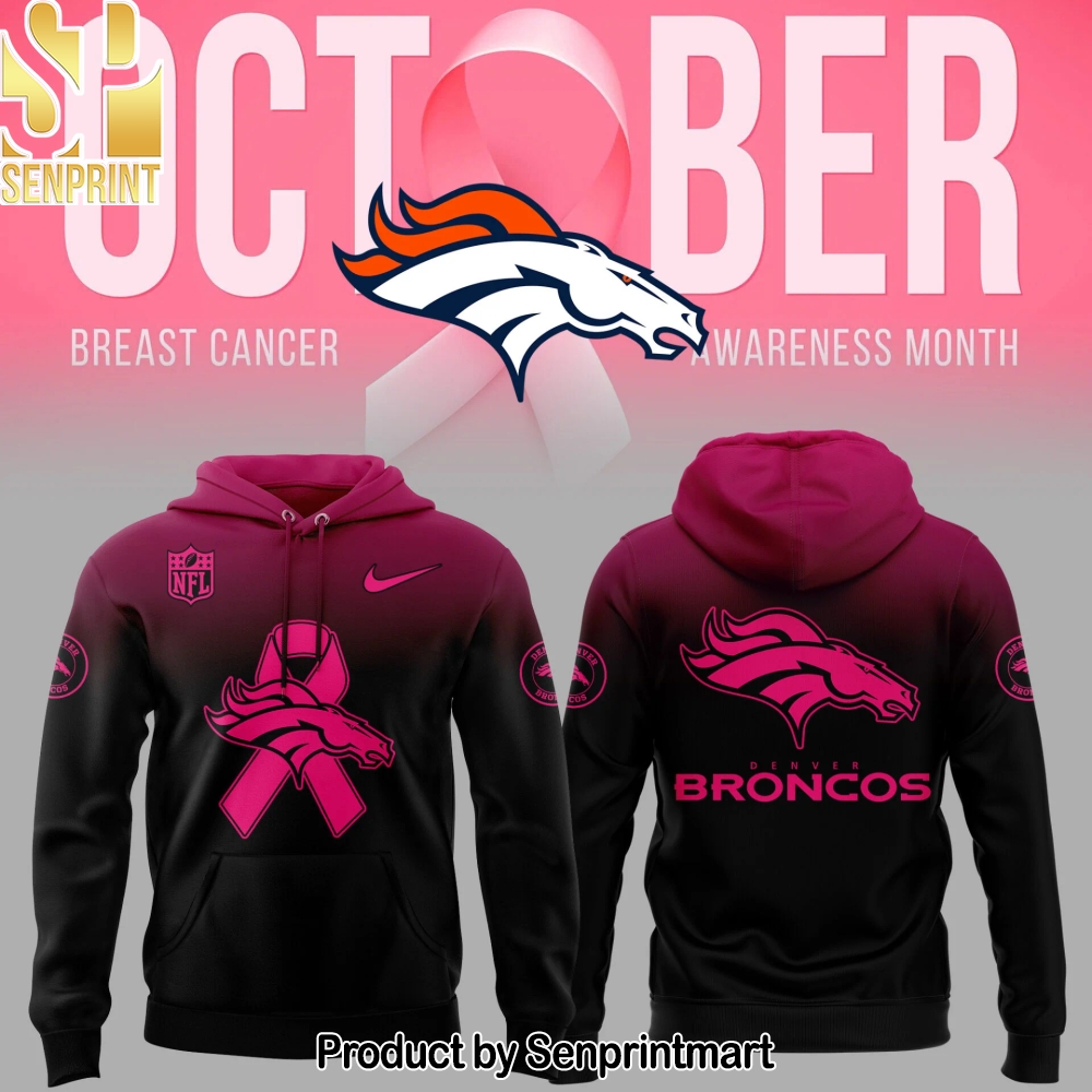 Denver Broncos Football Breast Cancer Hoodie – Sports Fan Outfit 2565