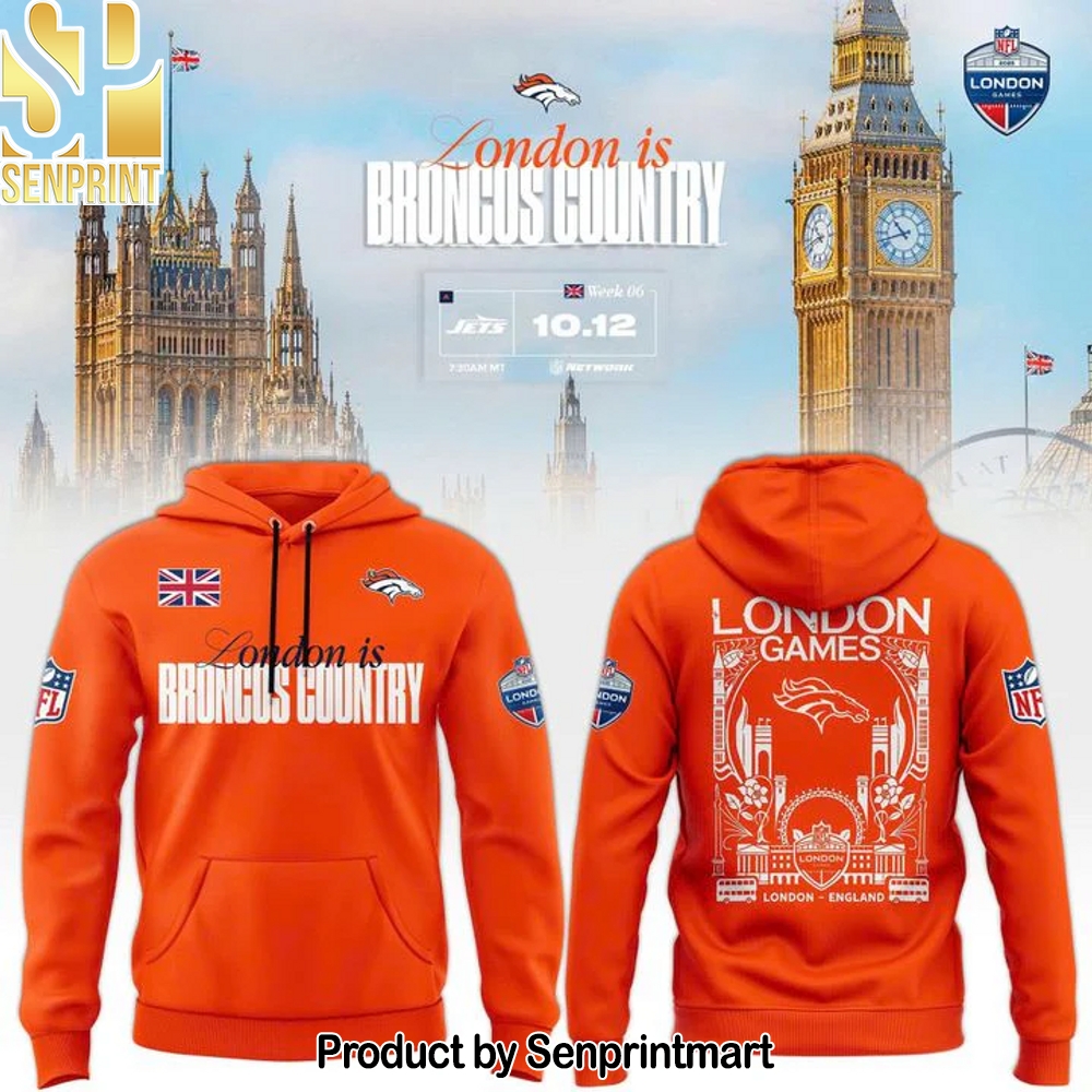Denver Broncos NFL London game 2025 Gift Ideas Shirt – Sports Fan Outfit 3571
