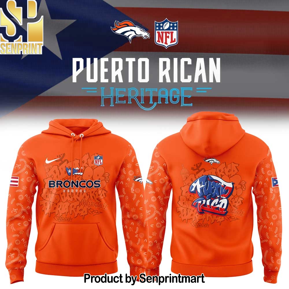 Denver Broncos Puerto Rican Heritage Unisex Shirt – Sports Fan Outfit 1666