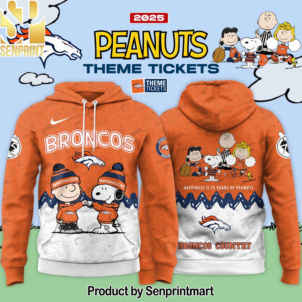 Denver Broncos x Peanuts Limited Editions 2025 Hoodie – Sports Fan Outfit 3405
