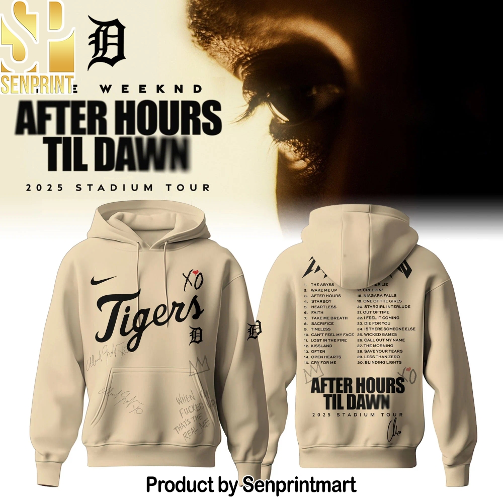 DET x The Weeknd After Hours Til Dawn Hoodie Limited Edition – Sports Fan Outfit 3792