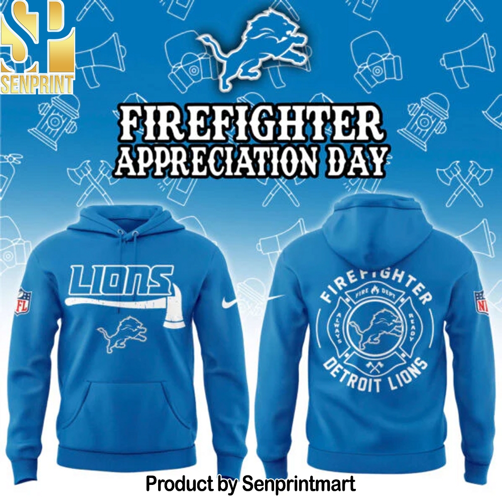 Detroit Lions Firefighter Application Limited Unisex Shirt – Sports Fan Outfit 1442