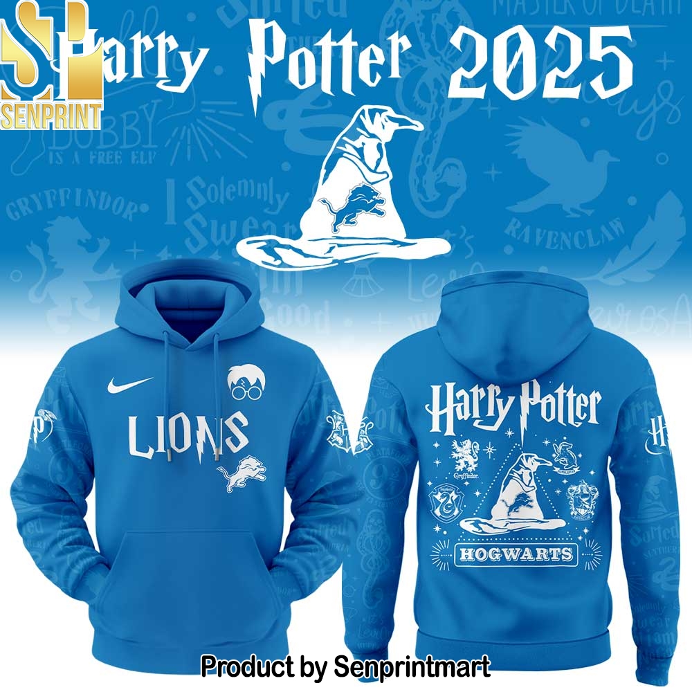 Detroit Lions Harry Potter Hogwarts Hoodie – Sports Fan Outfit 2120