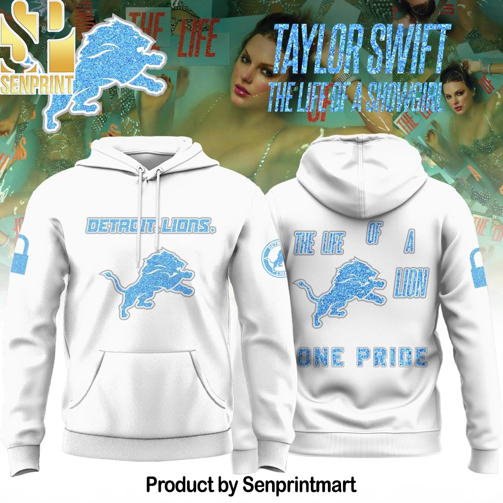 Detroit Lions x Taylor Swift _The Life of a Showgirl_ Album Limited Editions 2025 Hoodie – Sports Fan Outfit 4168