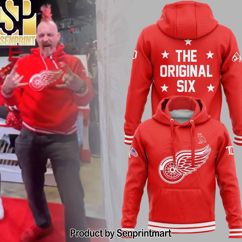 Detroit Red Wings – Special The Original Six Hoodie – Sports Fan Outfit 1884