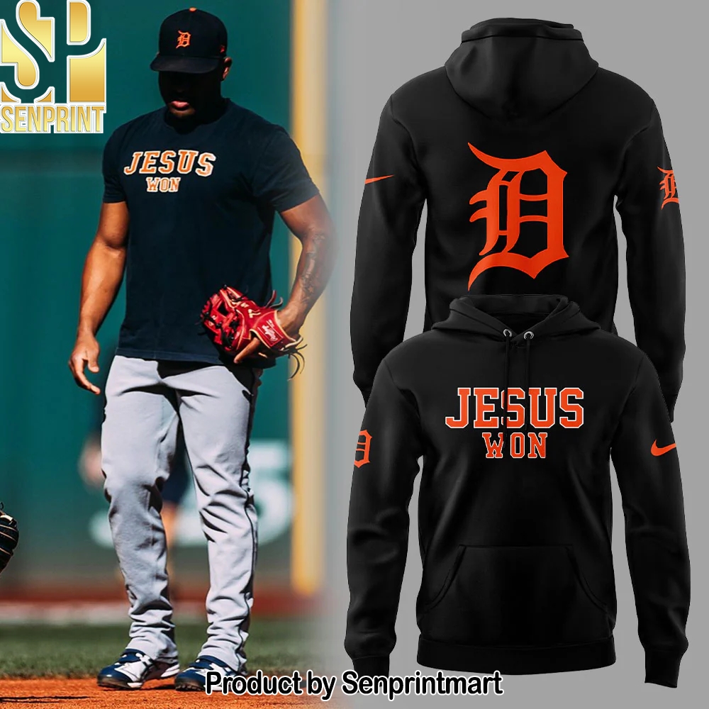 Detroit Tigers Thank You Jesus Won Unisex Shirt – Sports Fan Outfit 1854