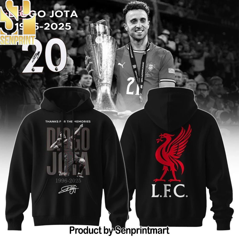 Diogo Jota Thank You For The Memories LFC 2025 Hoodie – Sports Fan Outfit 2598