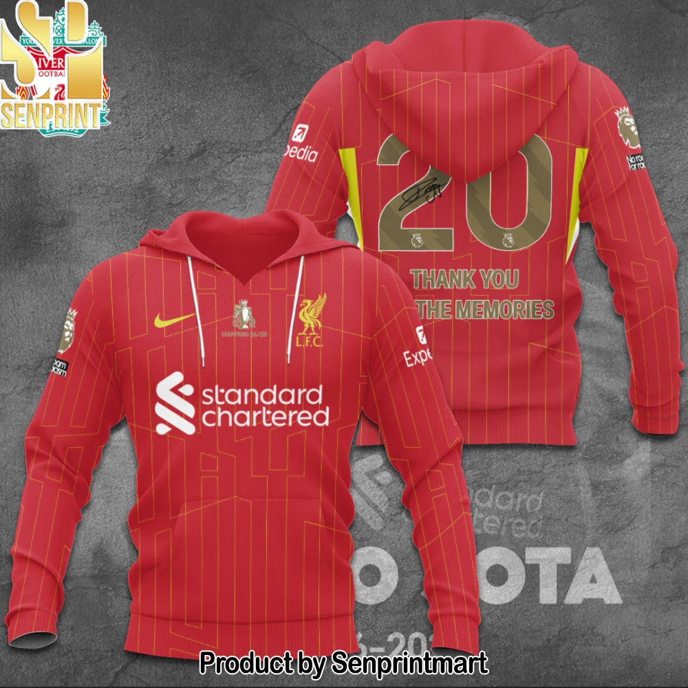 Diogo Jota Thank You For The Memories LFC 2025 Hoodie – Sports Fan Outfit 2599