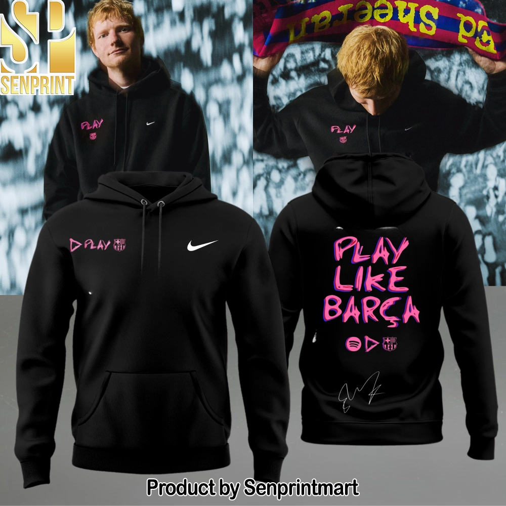 Ed Sheeran Barça Hoodie – Sports Fan Outfit 1390