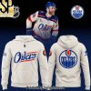 Edmonton Oilers Blank Premium Cream Alternate Hoodie – Sports Fan Outfit 2118