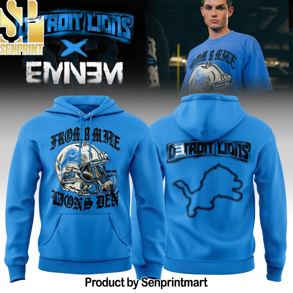 Eminem x Detroit Lions _Thanksgiving Halftime Show_ Hoodie – Sports Fan Outfit 2321