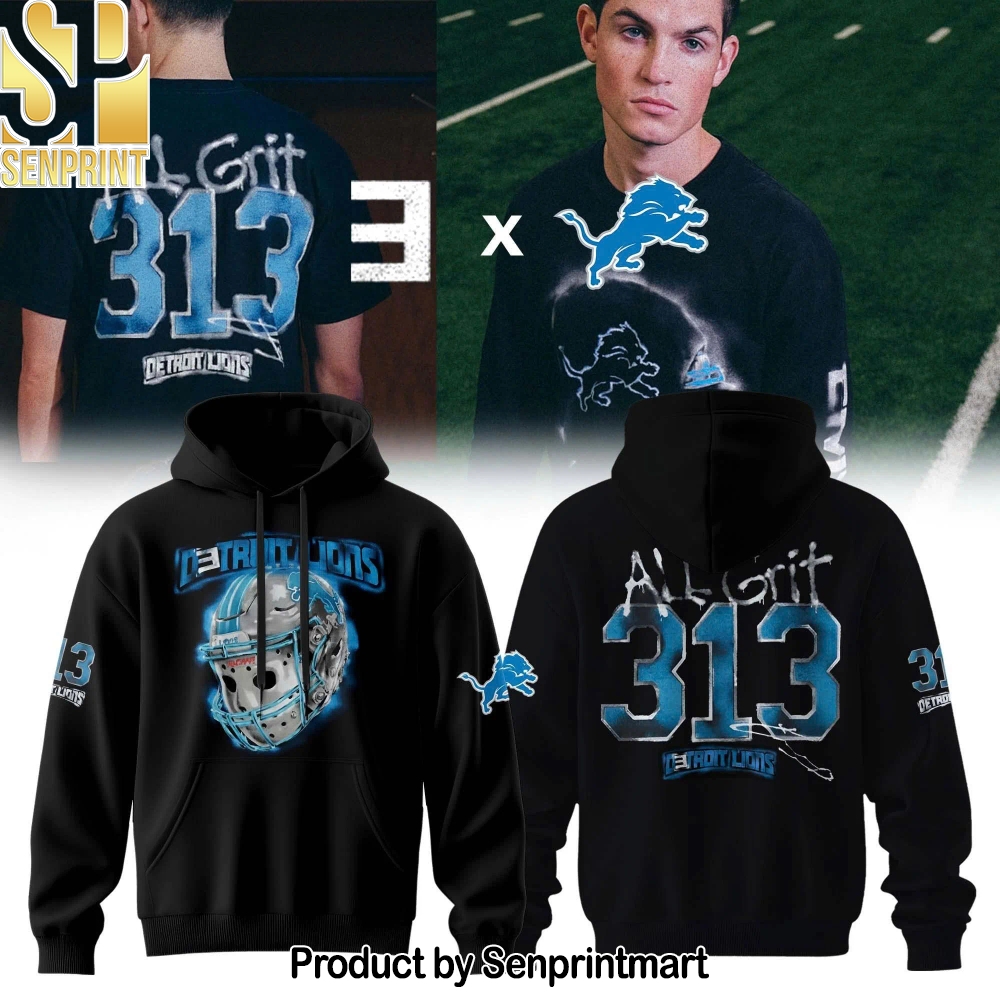 EMINEM X LIONS THANKSGIVING TEE HOODIE LIMITED DROP! Get Yours Before Kickoff! – Sports Fan Outfit 1287