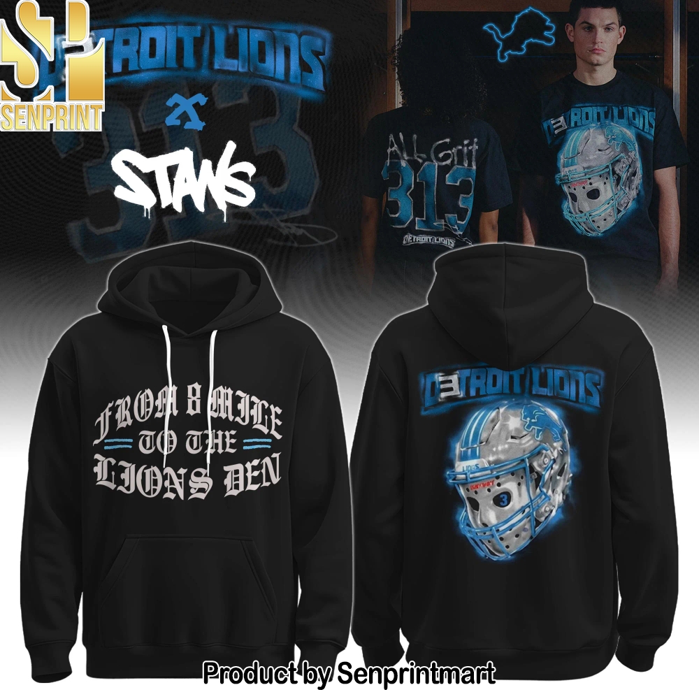 EMINEM X LIONS THANKSGIVING TEE HOODIE LIMITED DROP! Get Yours Before Kickoff! – Sports Fan Outfit 3854